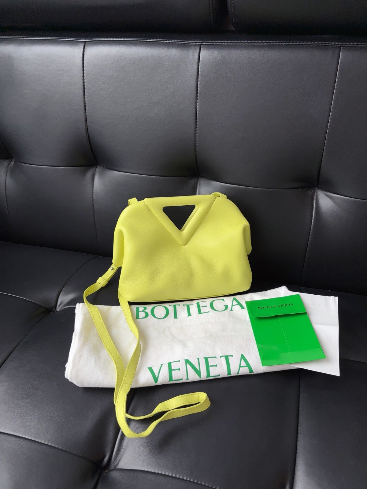 Bottega Veneta - The Point - Leather - Green - (mini)