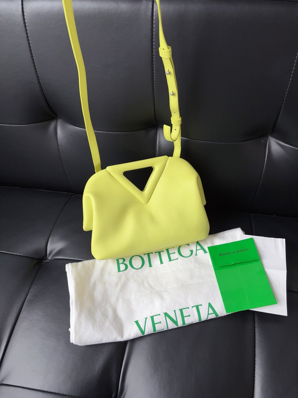 Bottega Veneta - The Point - Leather - Green - (mini)