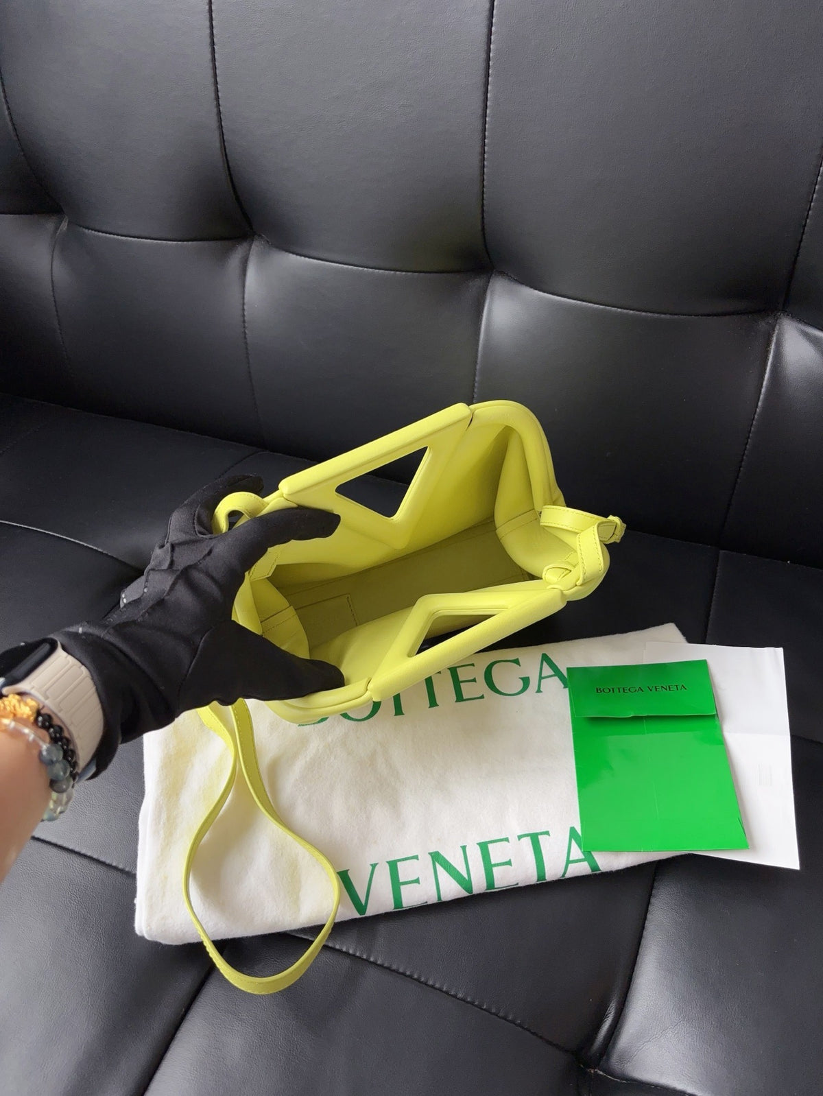 Bottega Veneta - The Point - Leather - Green - (mini)