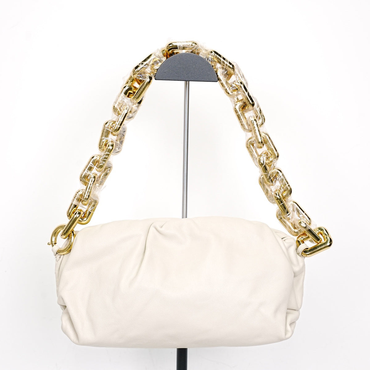 Bottega Veneta - The Pouch Chain - Leather - White - (medium)