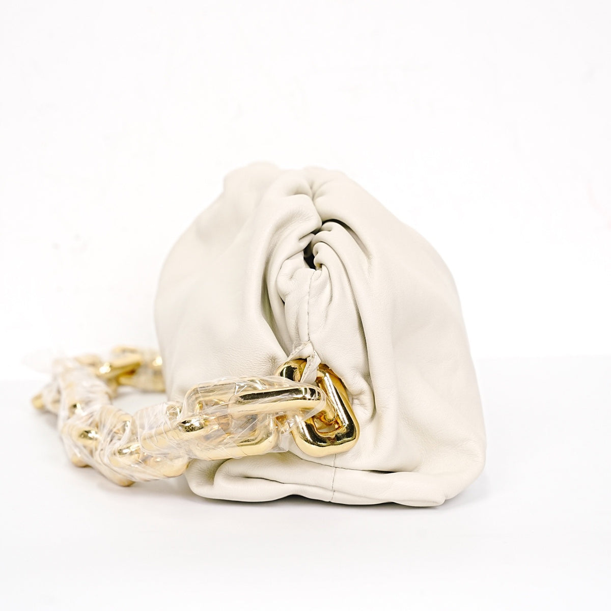 Bottega Veneta - The Pouch Chain - Leather - White - (medium)