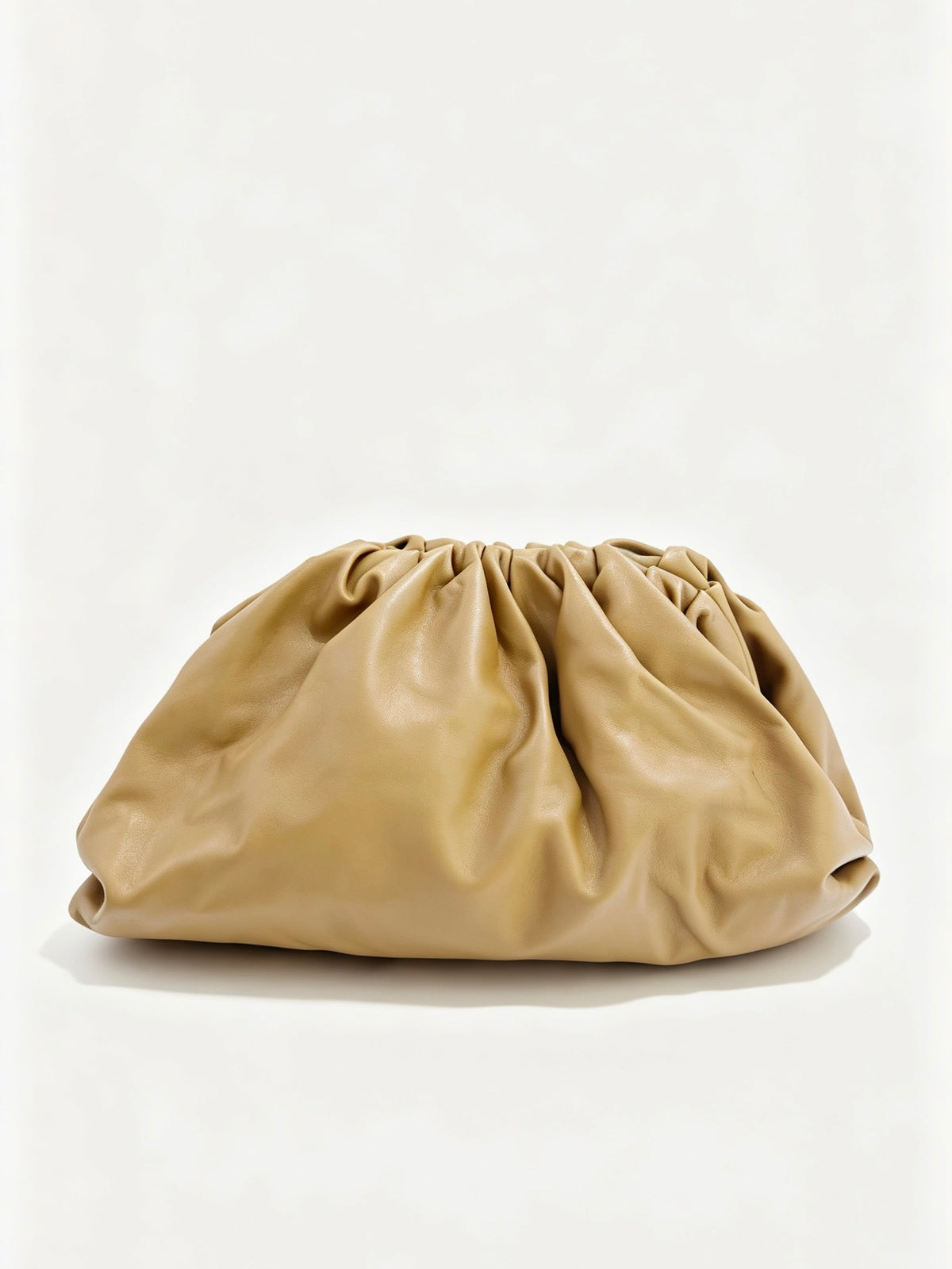 Bottega Veneta - The Pouch Large - Leather - Camel - (large)