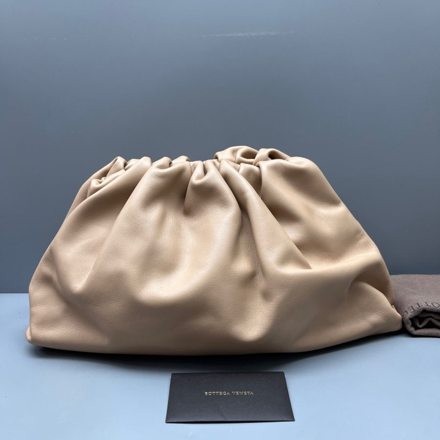 Bottega Veneta - The Pouch - Leather - Beige - (Large)