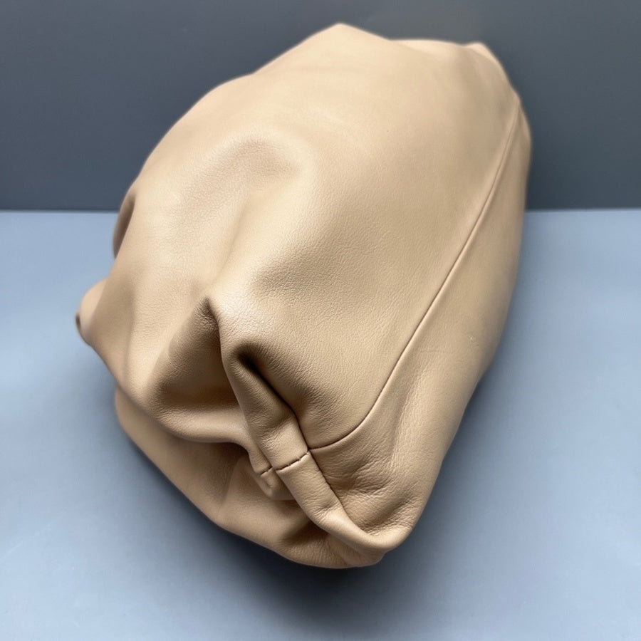 Bottega Veneta - The Pouch - Leather - Beige - (Large)