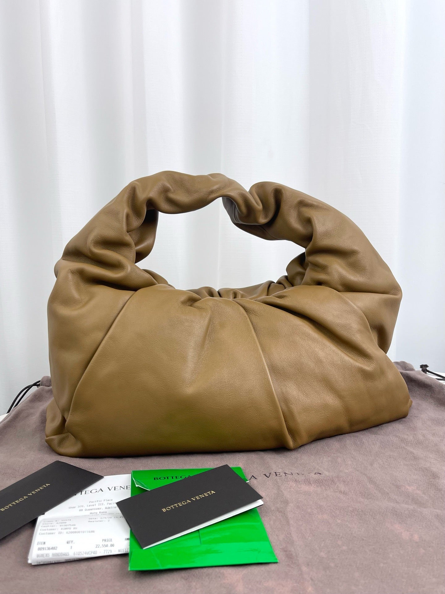 Bottega Veneta - The Pouch - Leather - Beige - (medium)