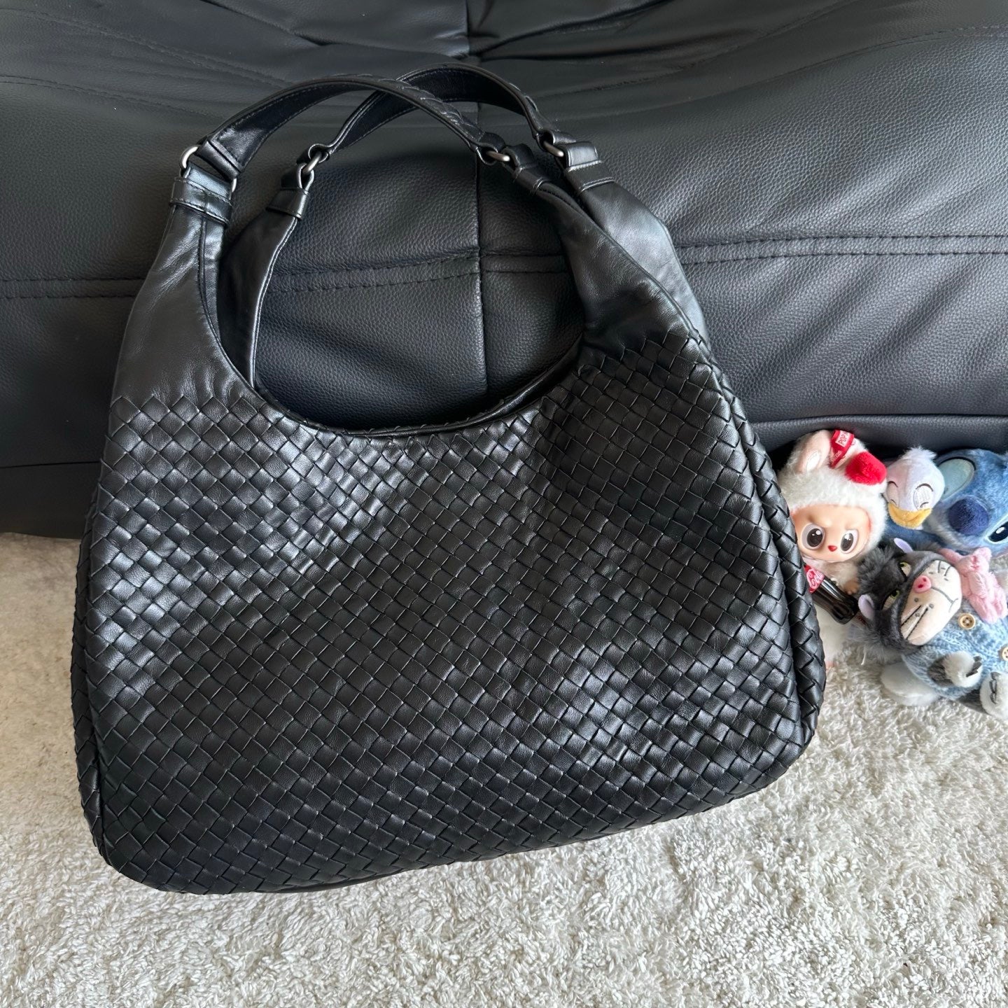 Bottega Veneta - The Pouch - Leather - Black - (large)