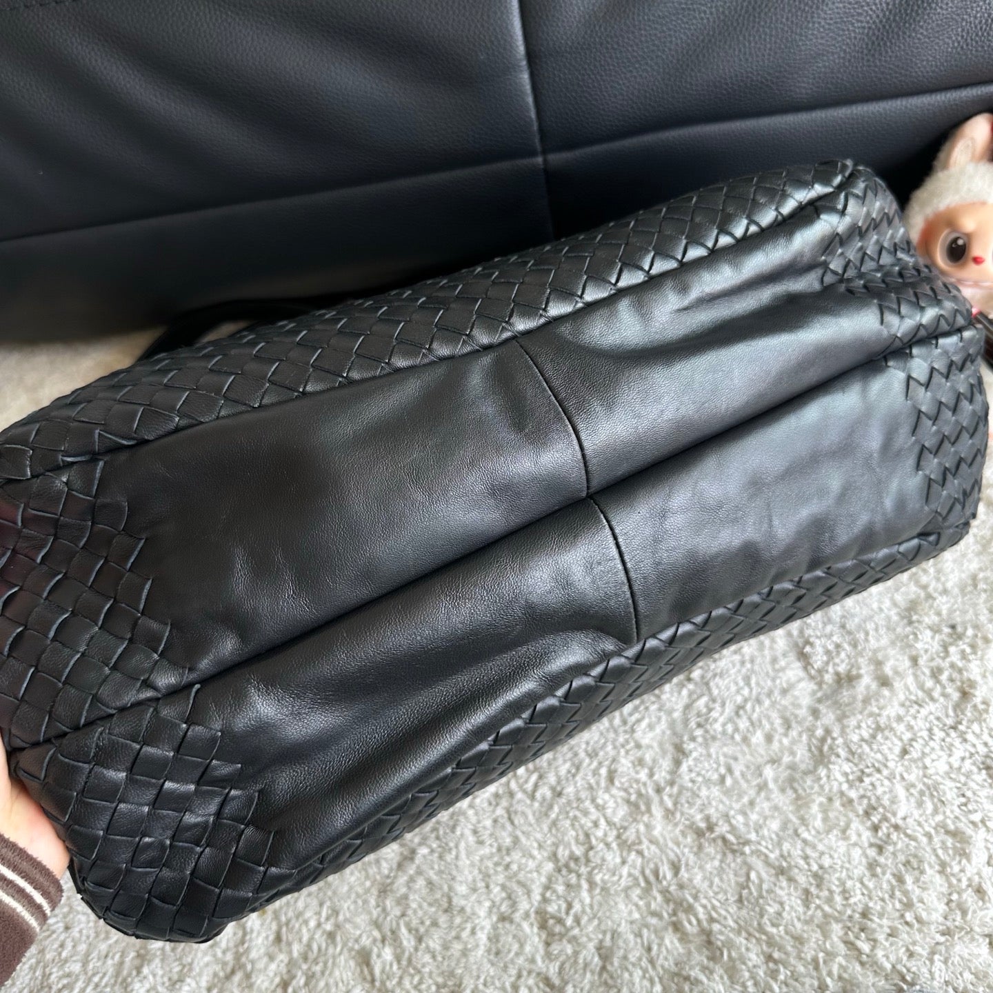 Bottega Veneta - The Pouch - Leather - Black - (large)