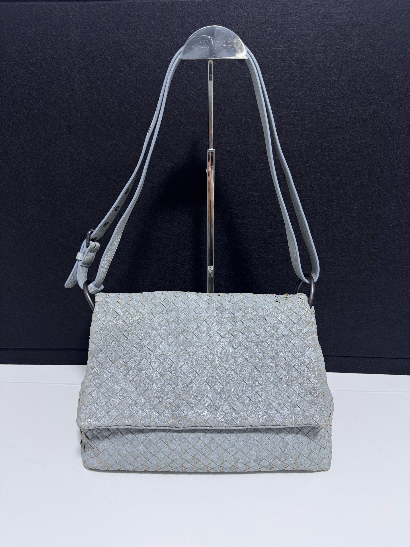 Bottega Veneta - The Pouch - Leather - Blue - (small)