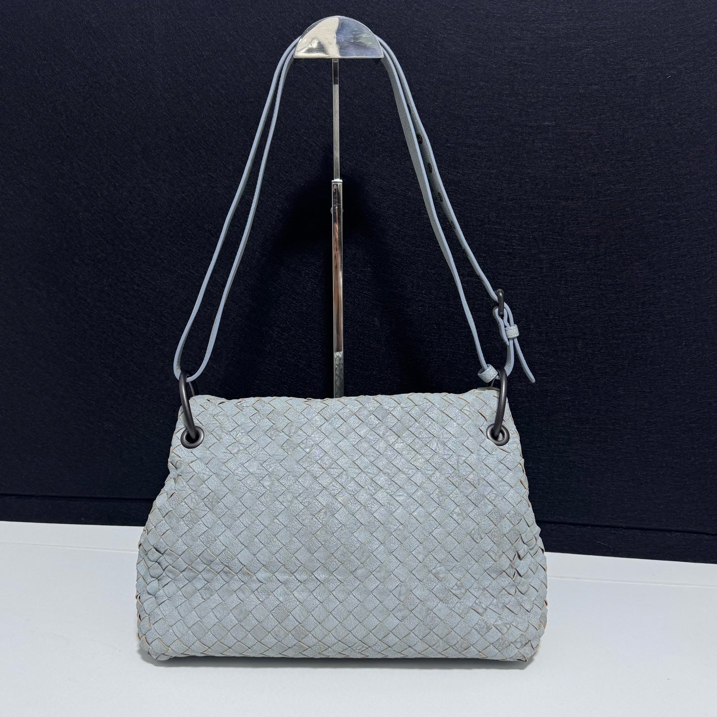 Bottega Veneta - The Pouch - Leather - Blue - (small)