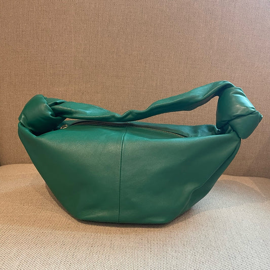 Bottega Veneta - The Pouch - Leather - Green with Gold-Tone Hardware - (Small)