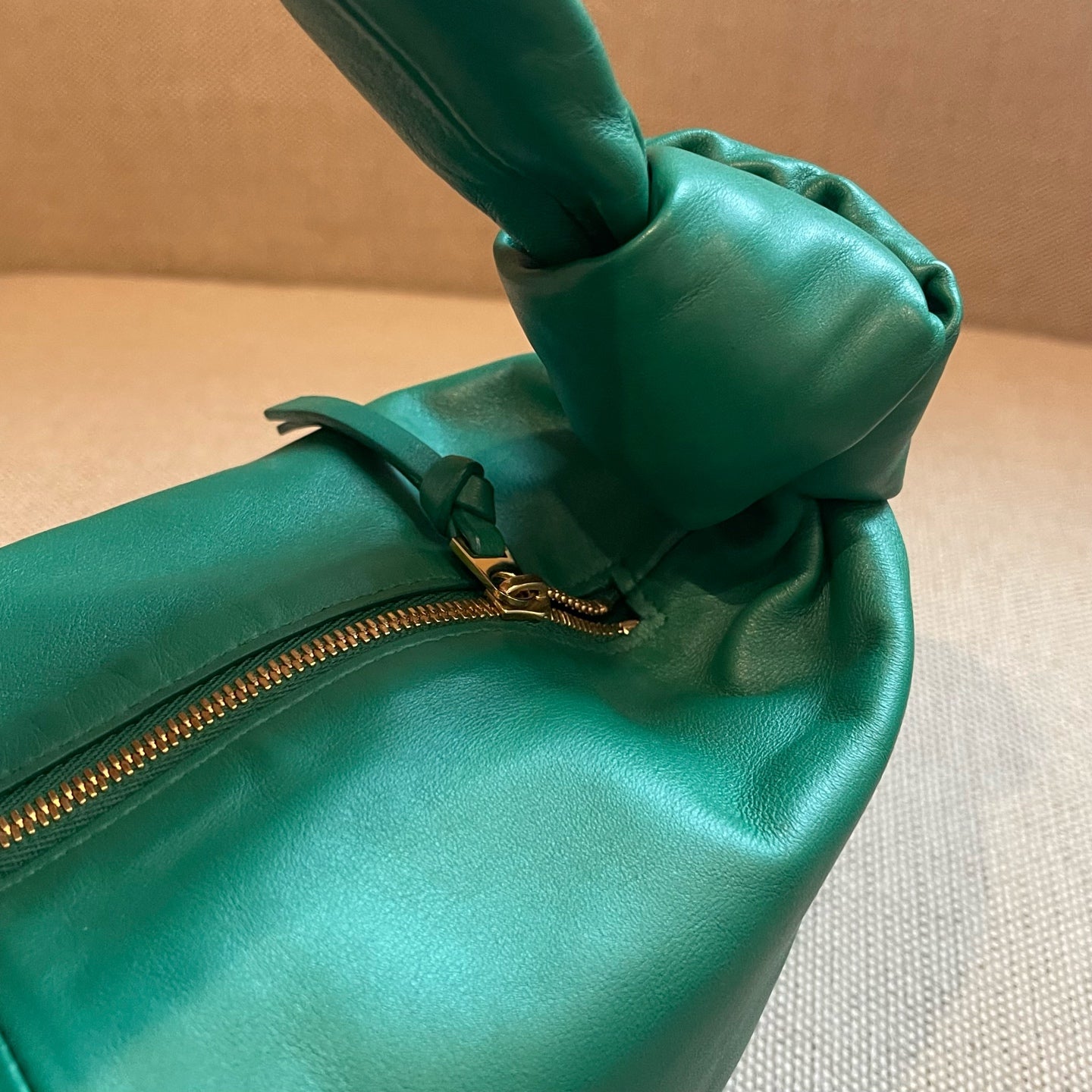 Bottega Veneta - The Pouch - Leather - Green with Gold-Tone Hardware - (Small)