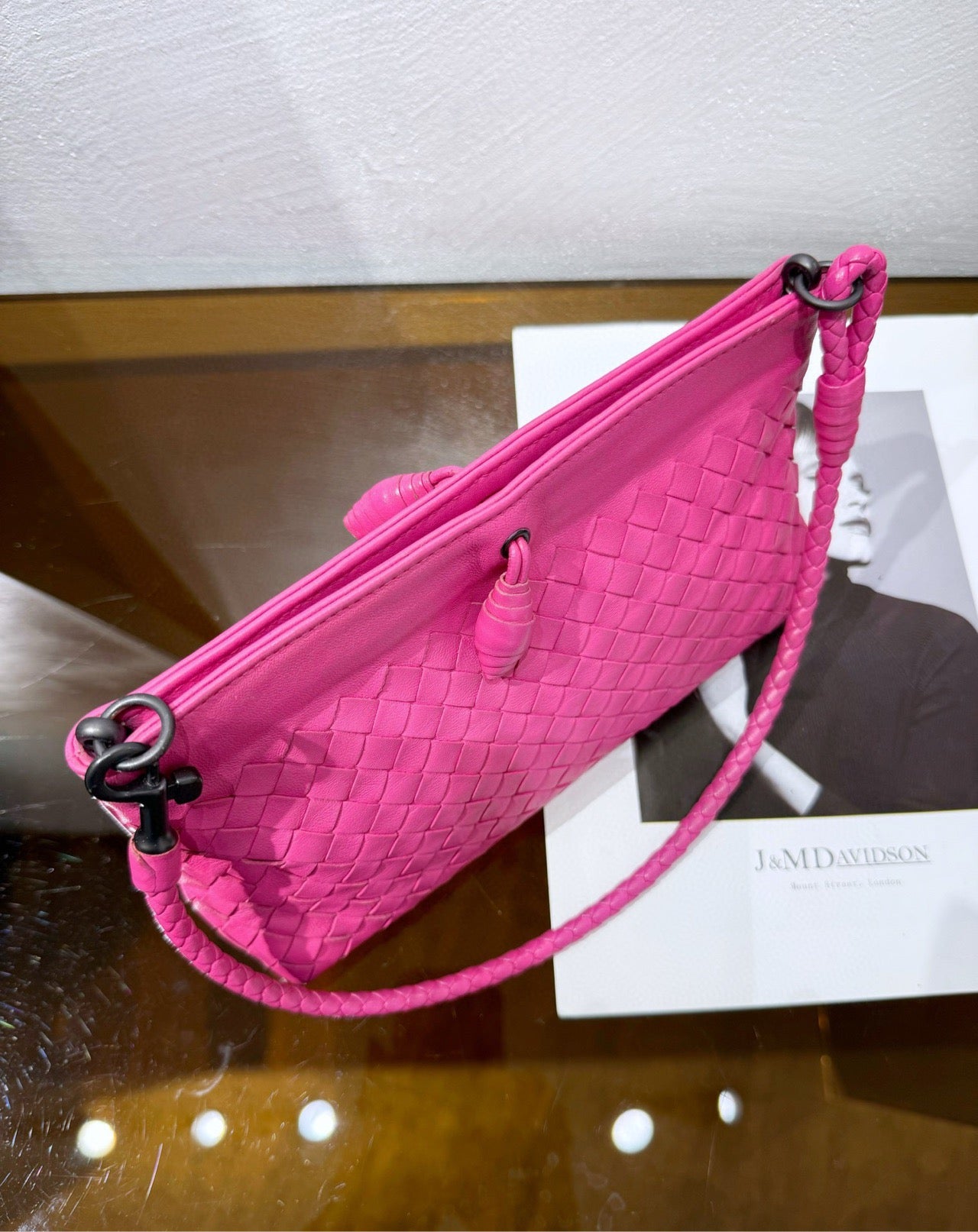 Bottega Veneta - The Pouch - Leather - Pink - (mini)