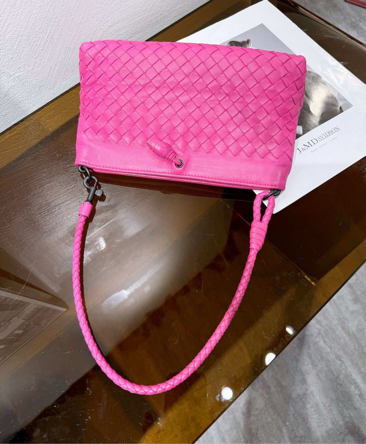 Bottega Veneta - The Pouch - Leather - Pink - (mini)