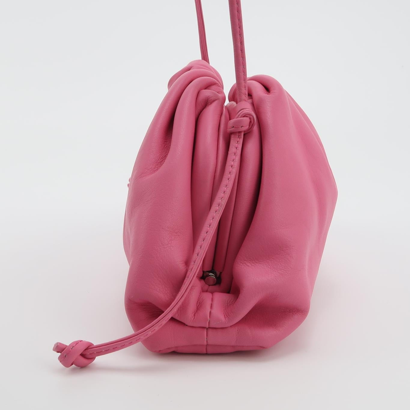 Bottega Veneta - The Pouch - Leather - Pink - (mini)