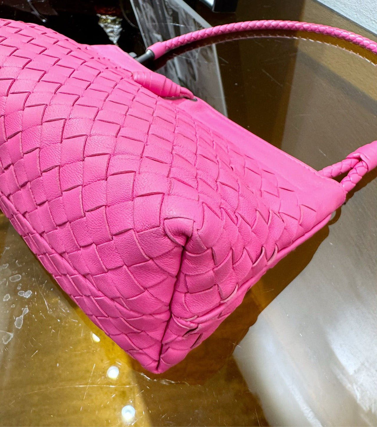 Bottega Veneta - The Pouch - Leather - Pink - (mini)