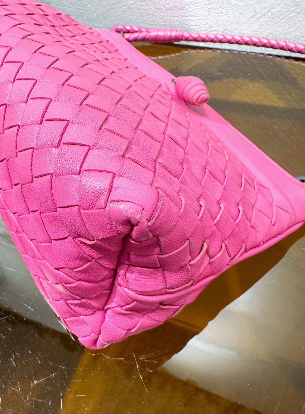 Bottega Veneta - The Pouch - Leather - Pink - (mini)