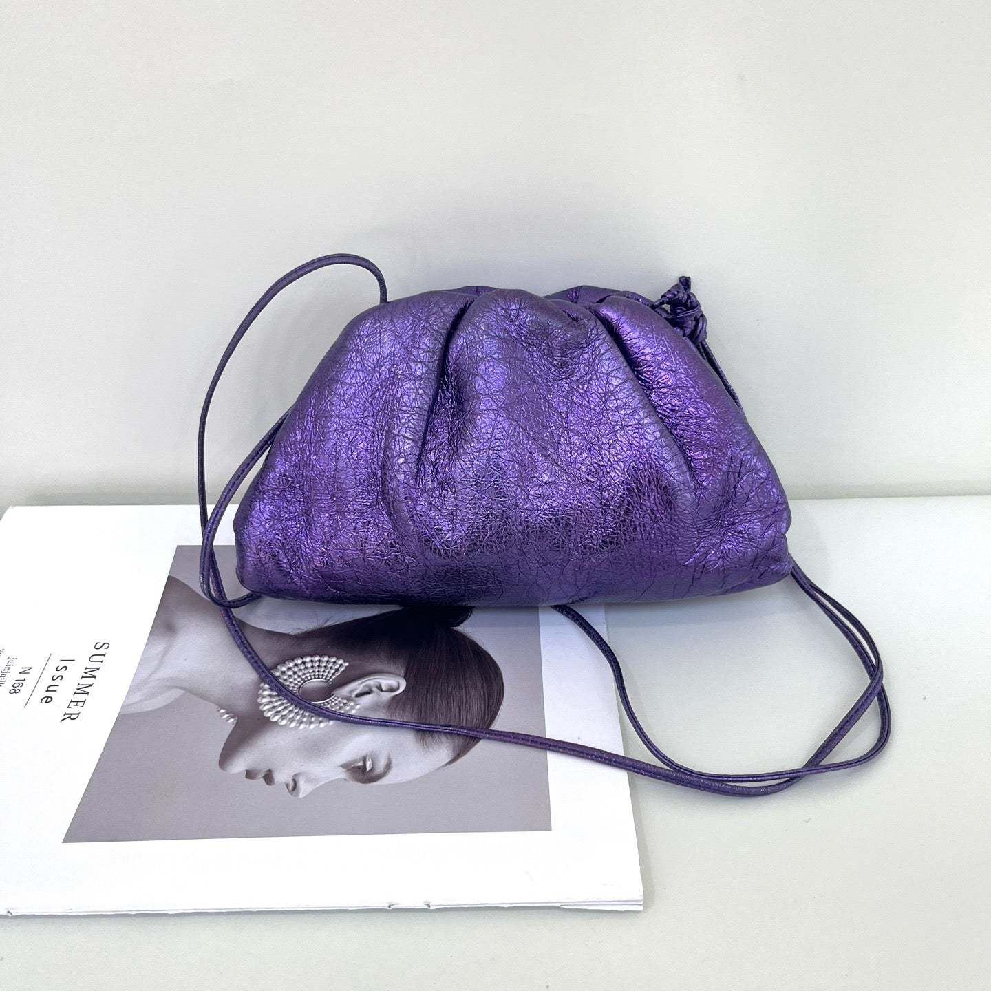 Bottega Veneta - The Pouch - Leather - Purple - (mini)