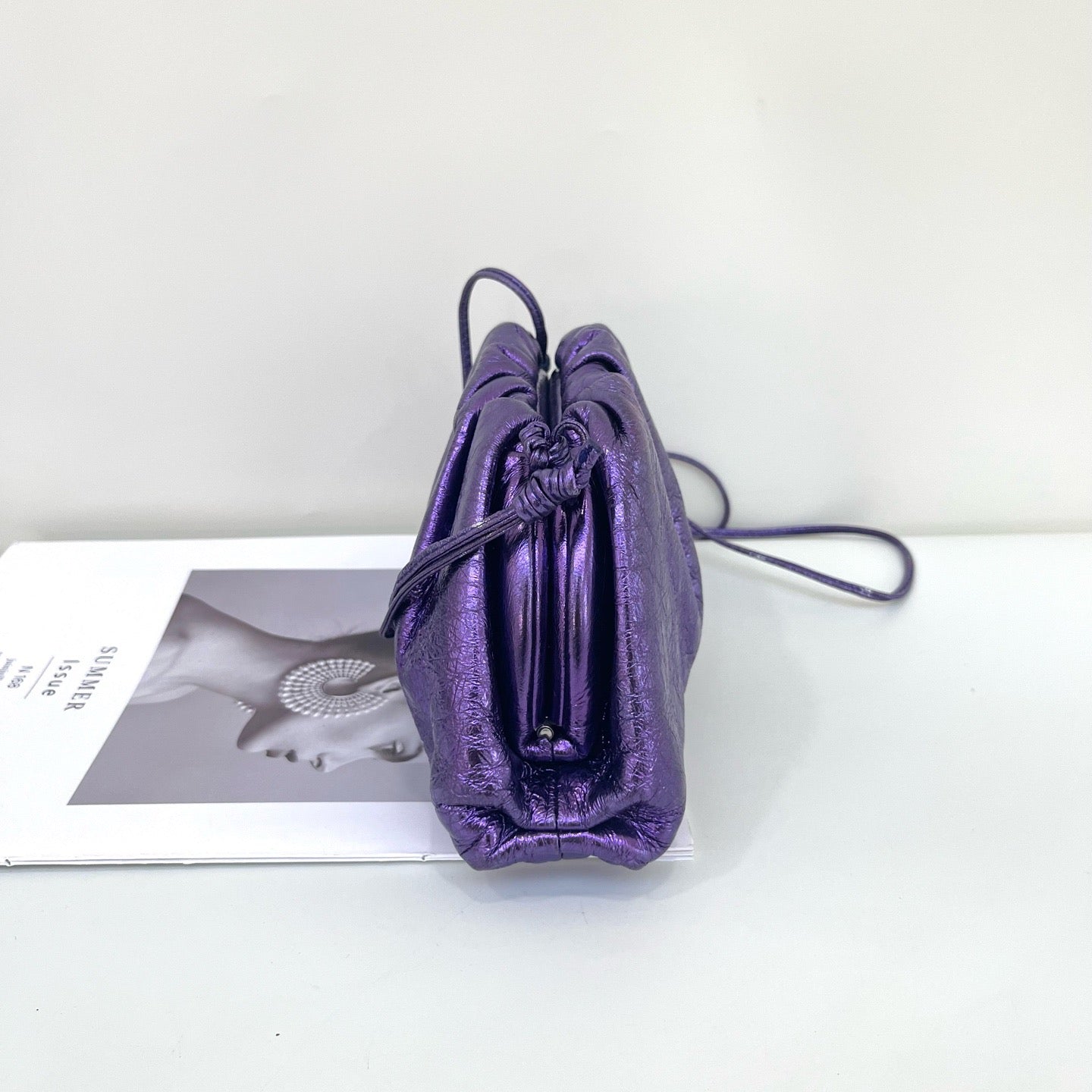 Bottega Veneta - The Pouch - Leather - Purple - (mini)