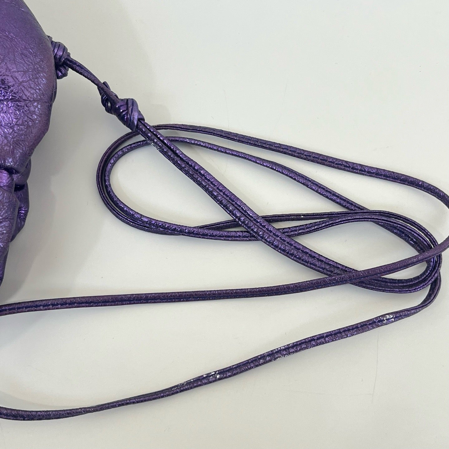 Bottega Veneta - The Pouch - Leather - Purple - (mini)