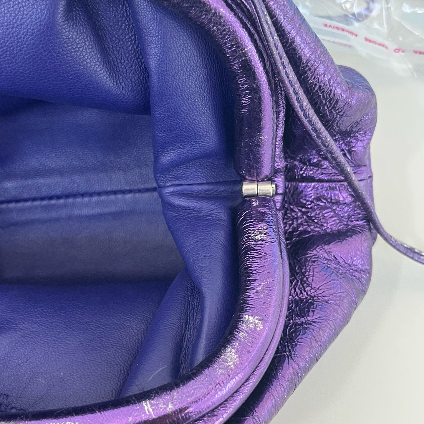 Bottega Veneta - The Pouch - Leather - Purple - (mini)