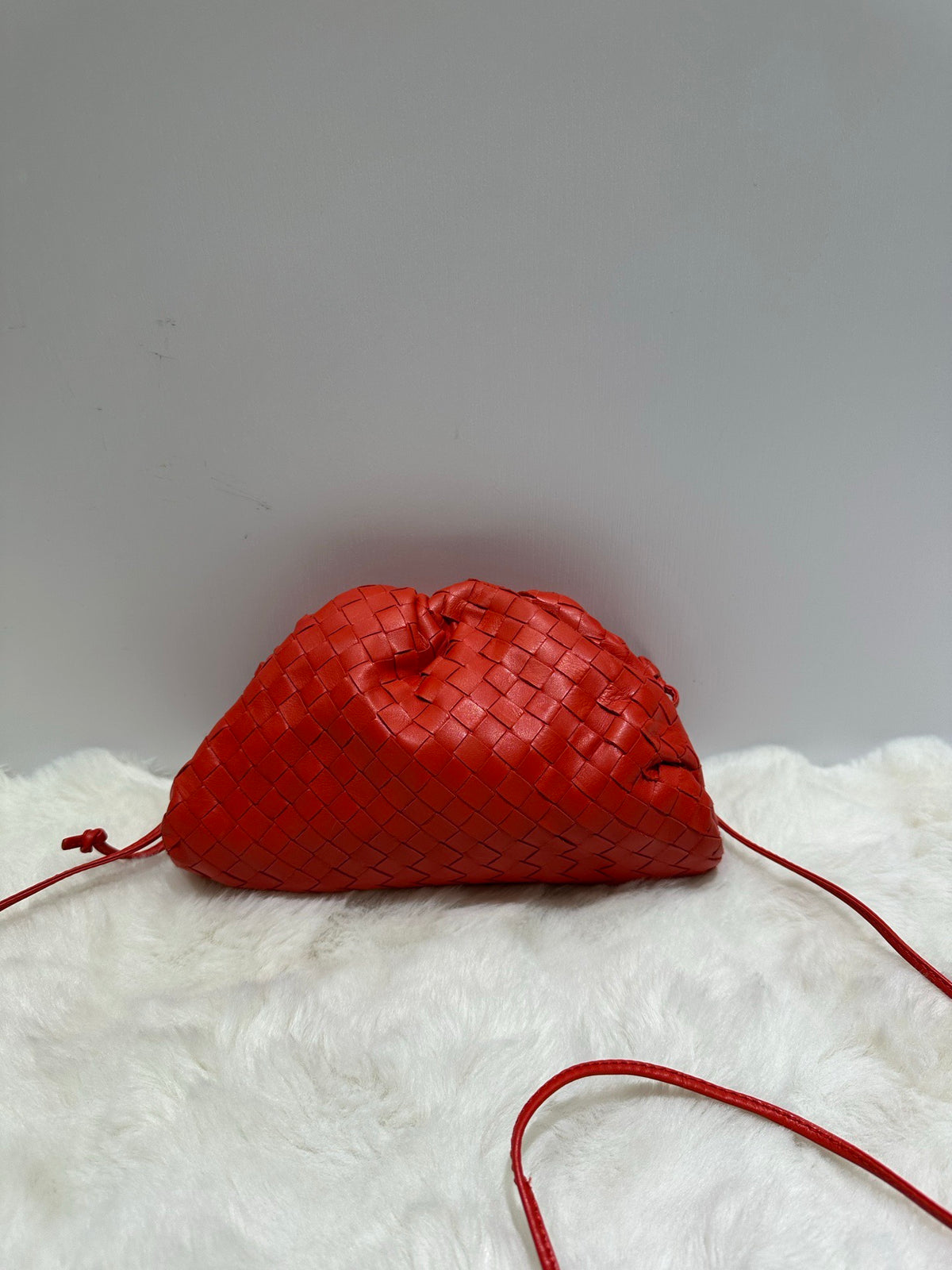 Bottega Veneta - The Pouch - Leather - Red - (small)