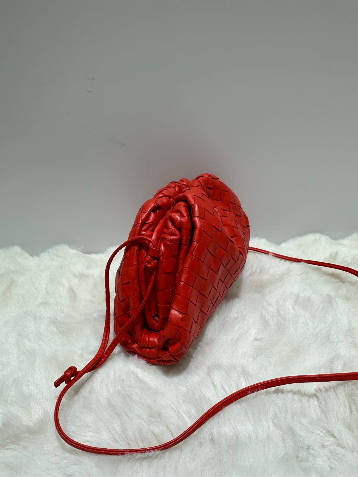 Bottega Veneta - The Pouch - Leather - Red - (small)