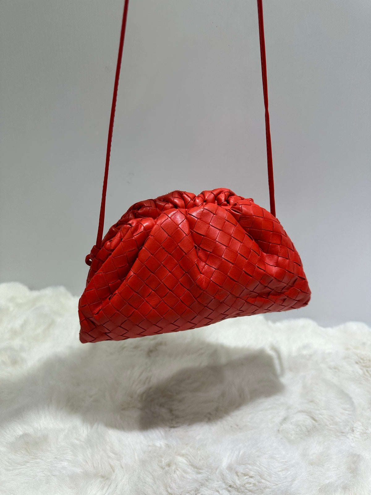 Bottega Veneta - The Pouch - Leather - Red - (small)