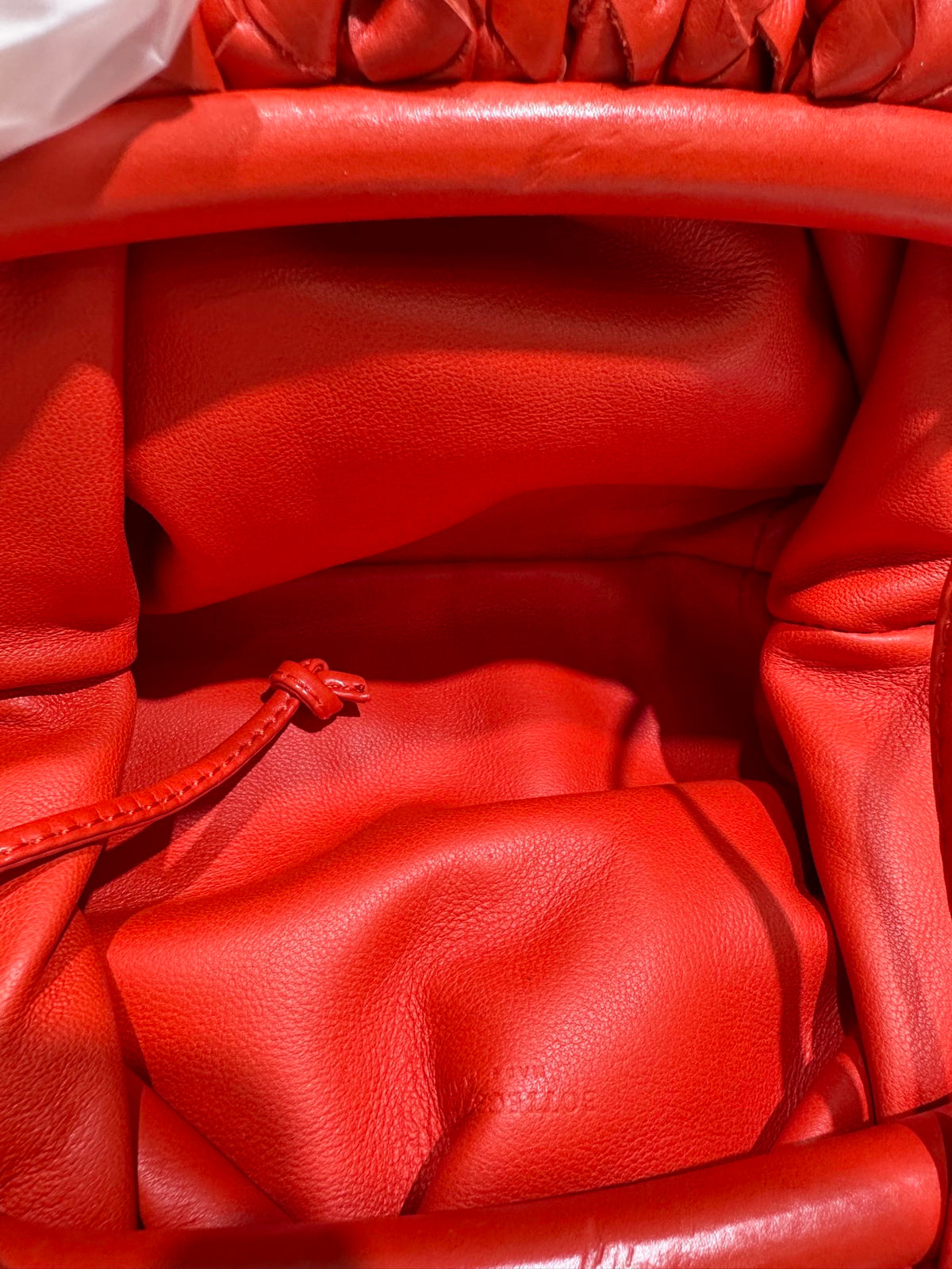 Bottega Veneta - The Pouch - Leather - Red - (small)
