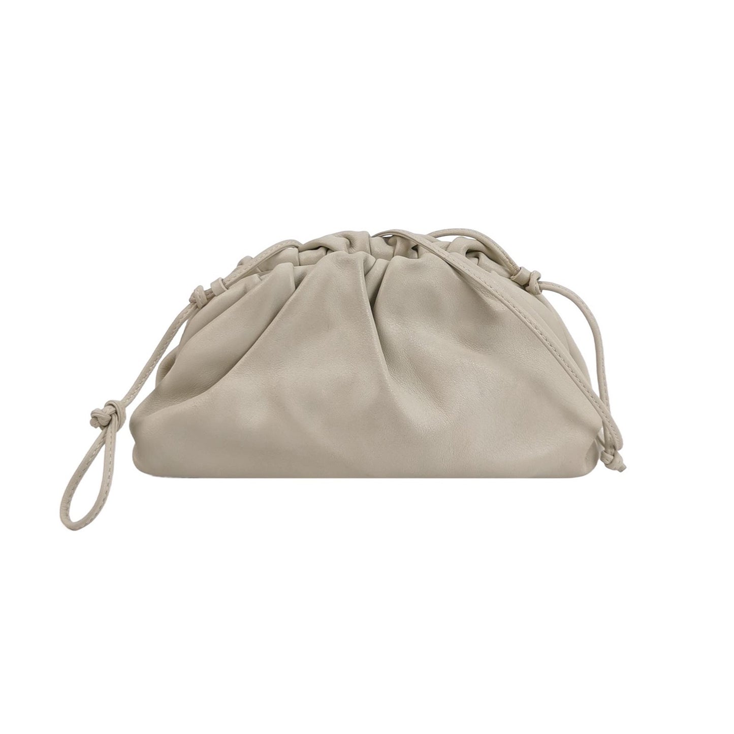 Bottega Veneta - The Pouch - Leather - White - (mini)