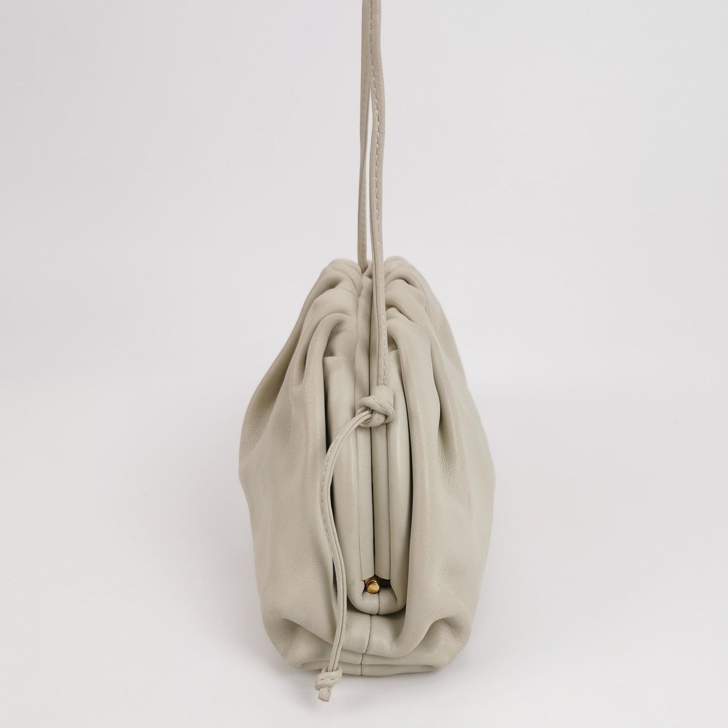 Bottega Veneta - The Pouch - Leather - White - (mini)