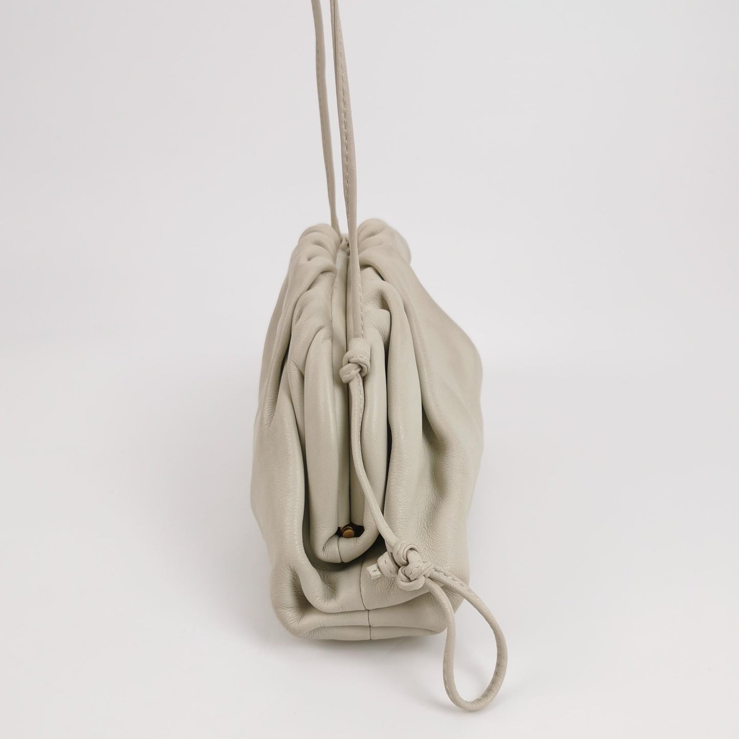 Bottega Veneta - The Pouch - Leather - White - (mini)