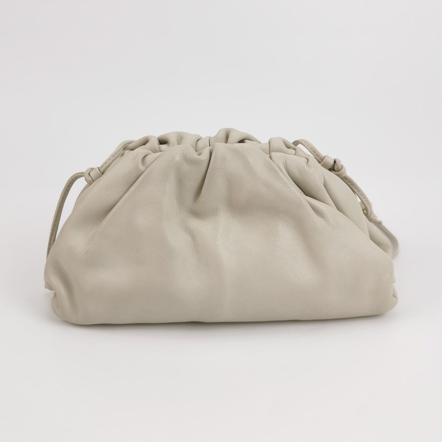 Bottega Veneta - The Pouch - Leather - White - (mini)