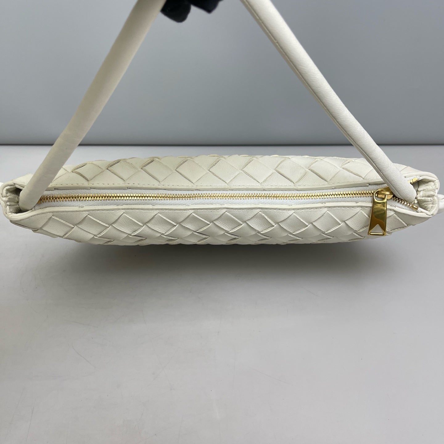Bottega Veneta - The Pouch - Leather - White - (small)