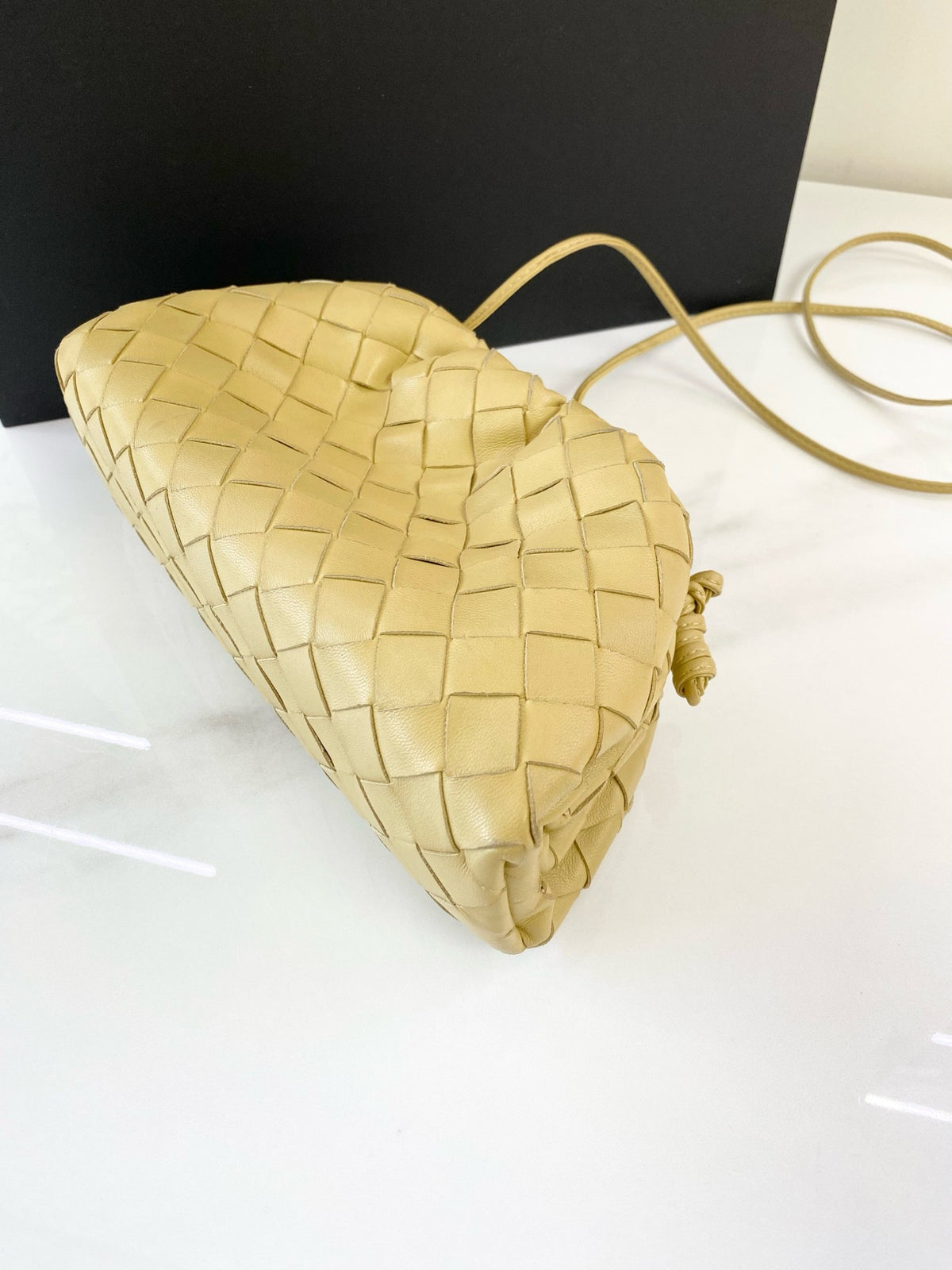 Bottega Veneta - The Pouch Mini - Leather - Beige - (mini)