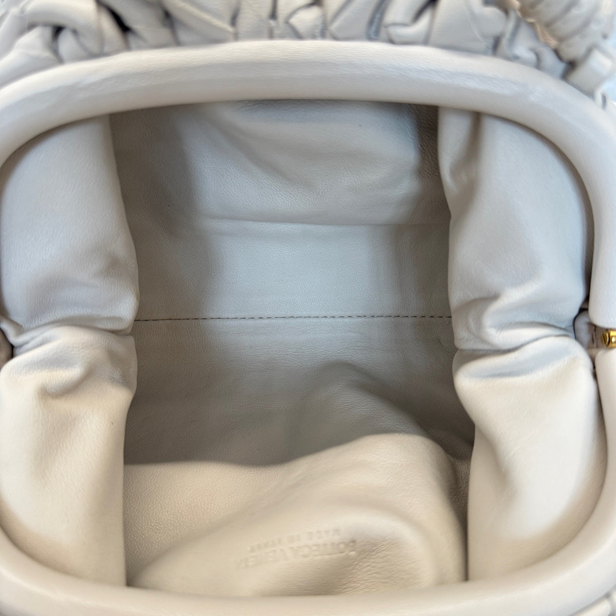 Bottega Veneta - The Pouch Mini - Leather - White - (mini)