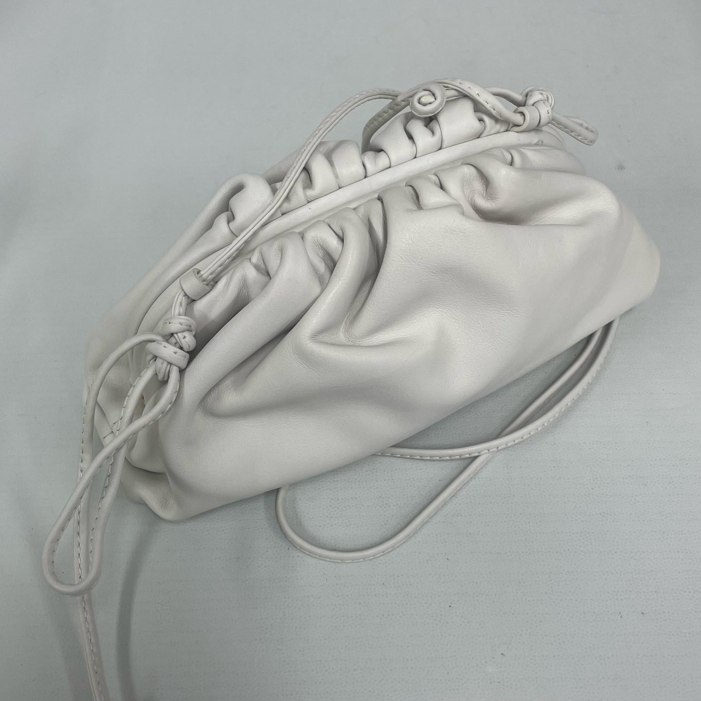 Bottega Veneta - The Pouch - Supple leather - White - (mini)