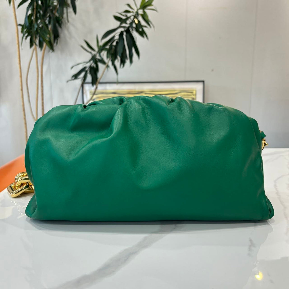 Bottega Veneta - The Pouch Teen - Leather - Green