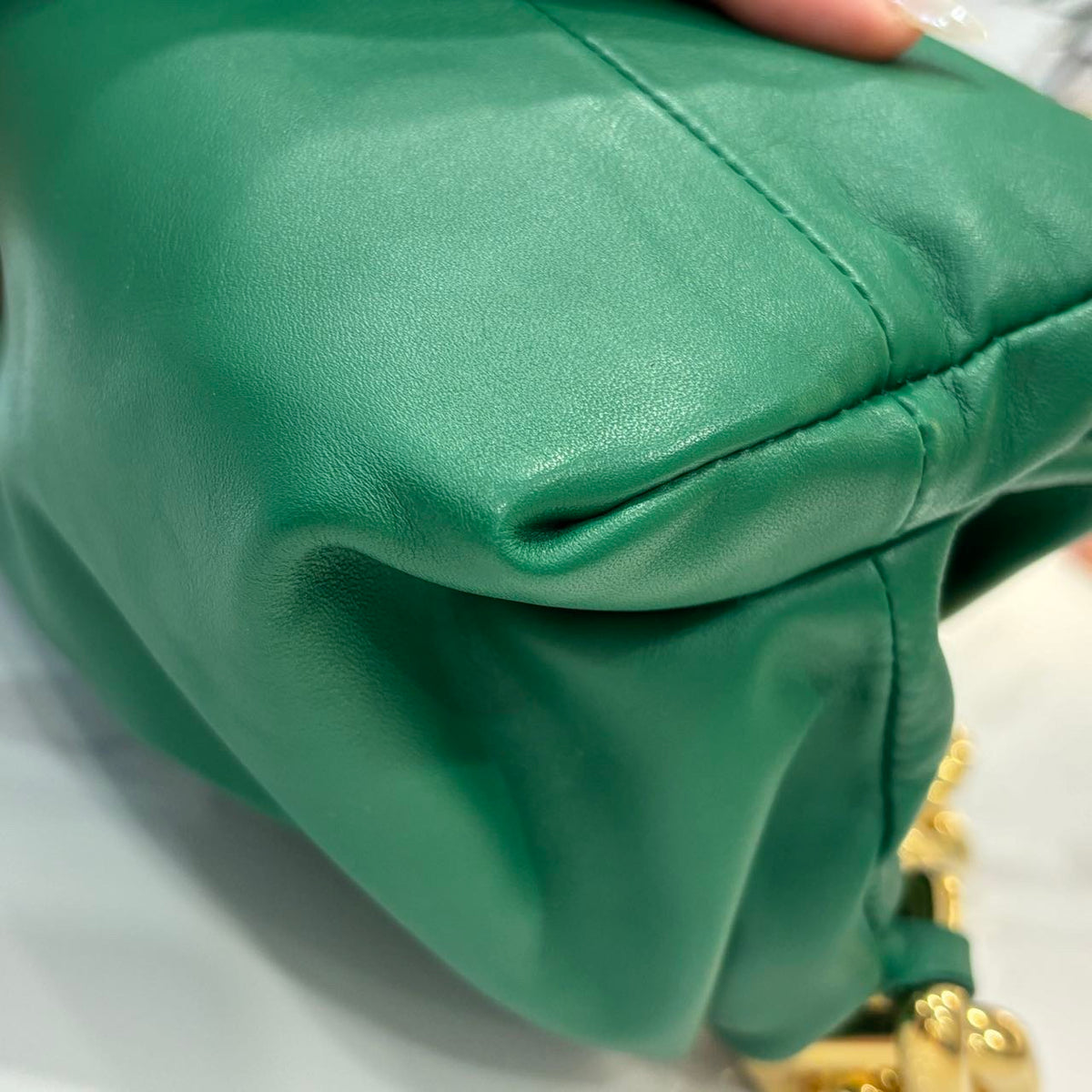 Bottega Veneta - The Pouch Teen - Leather - Green