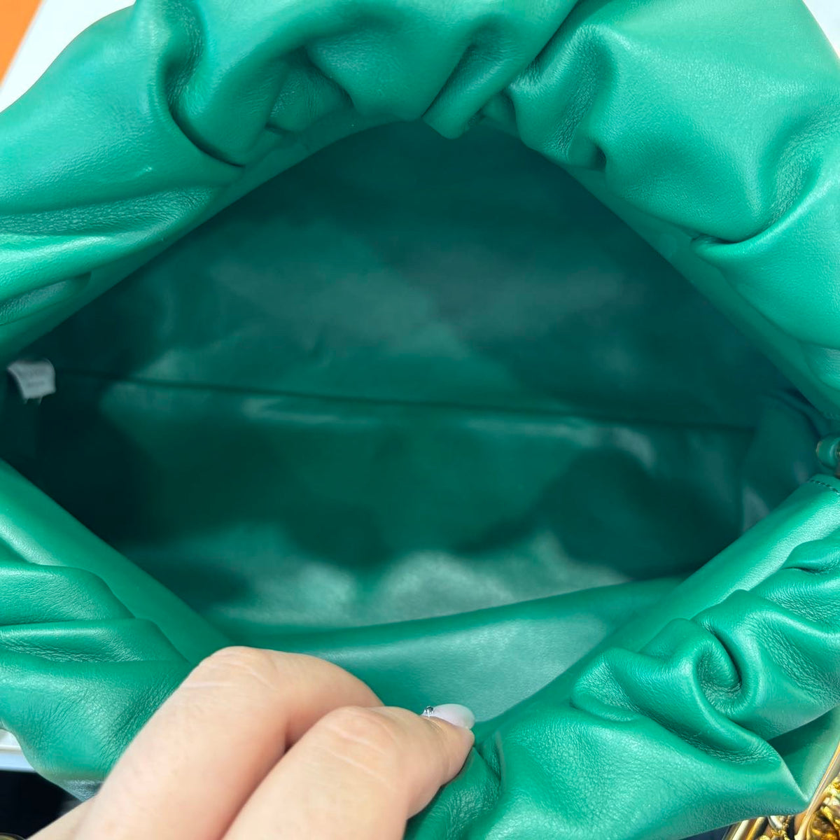 Bottega Veneta - The Pouch Teen - Leather - Green