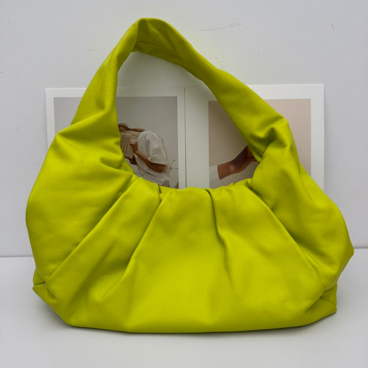 Bottega Veneta - The Shoulder Pouch - Leather - Green