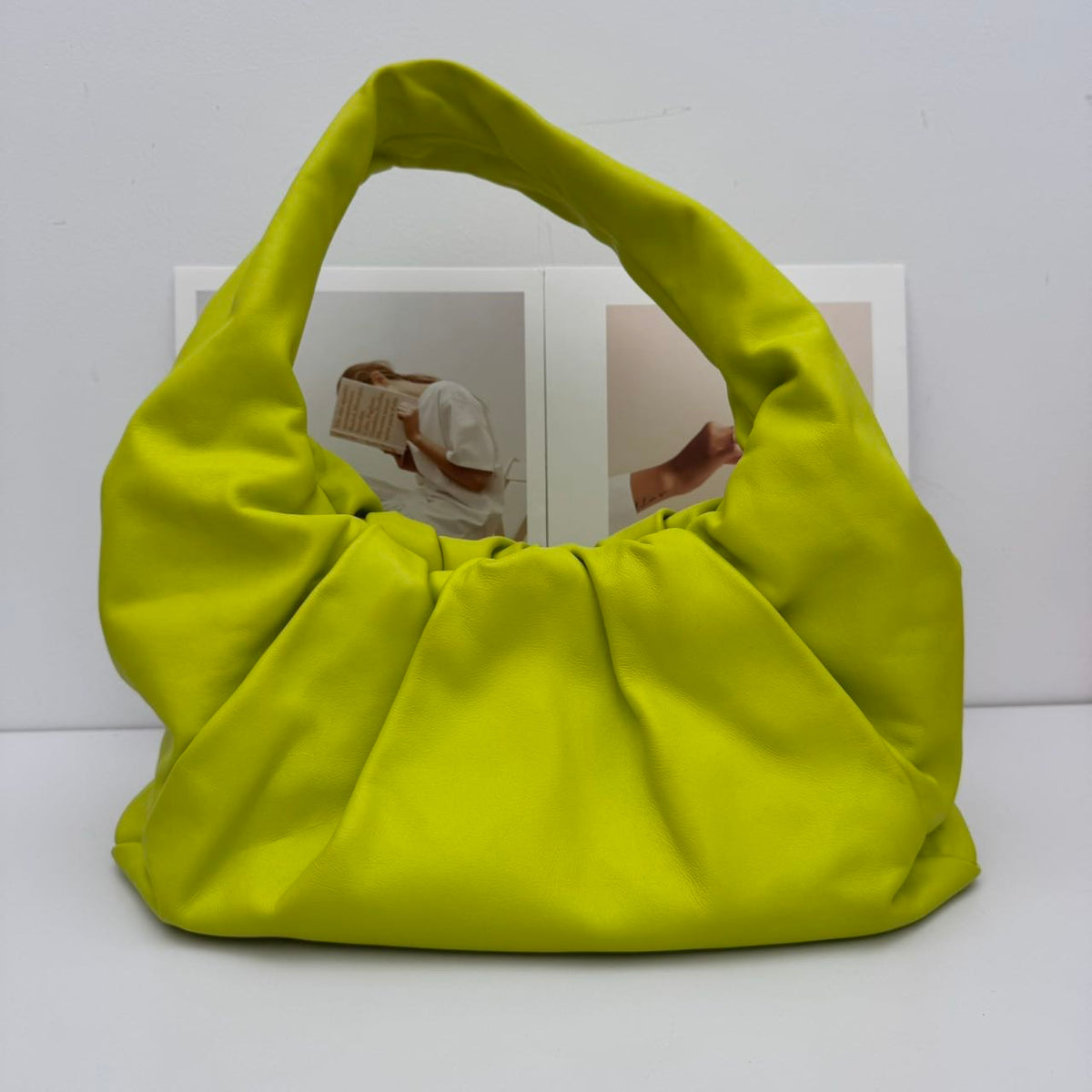 Bottega Veneta - The Shoulder Pouch - Leather - Green