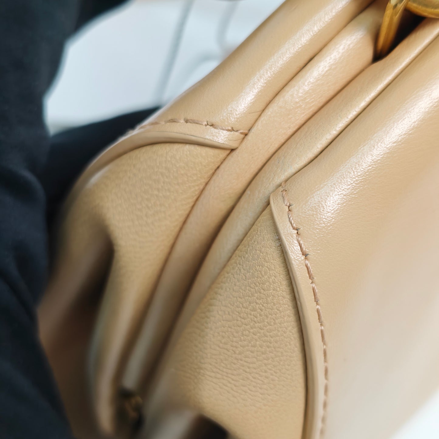Bottega Veneta - Tip Bag - Leather - Beige - (mini)
