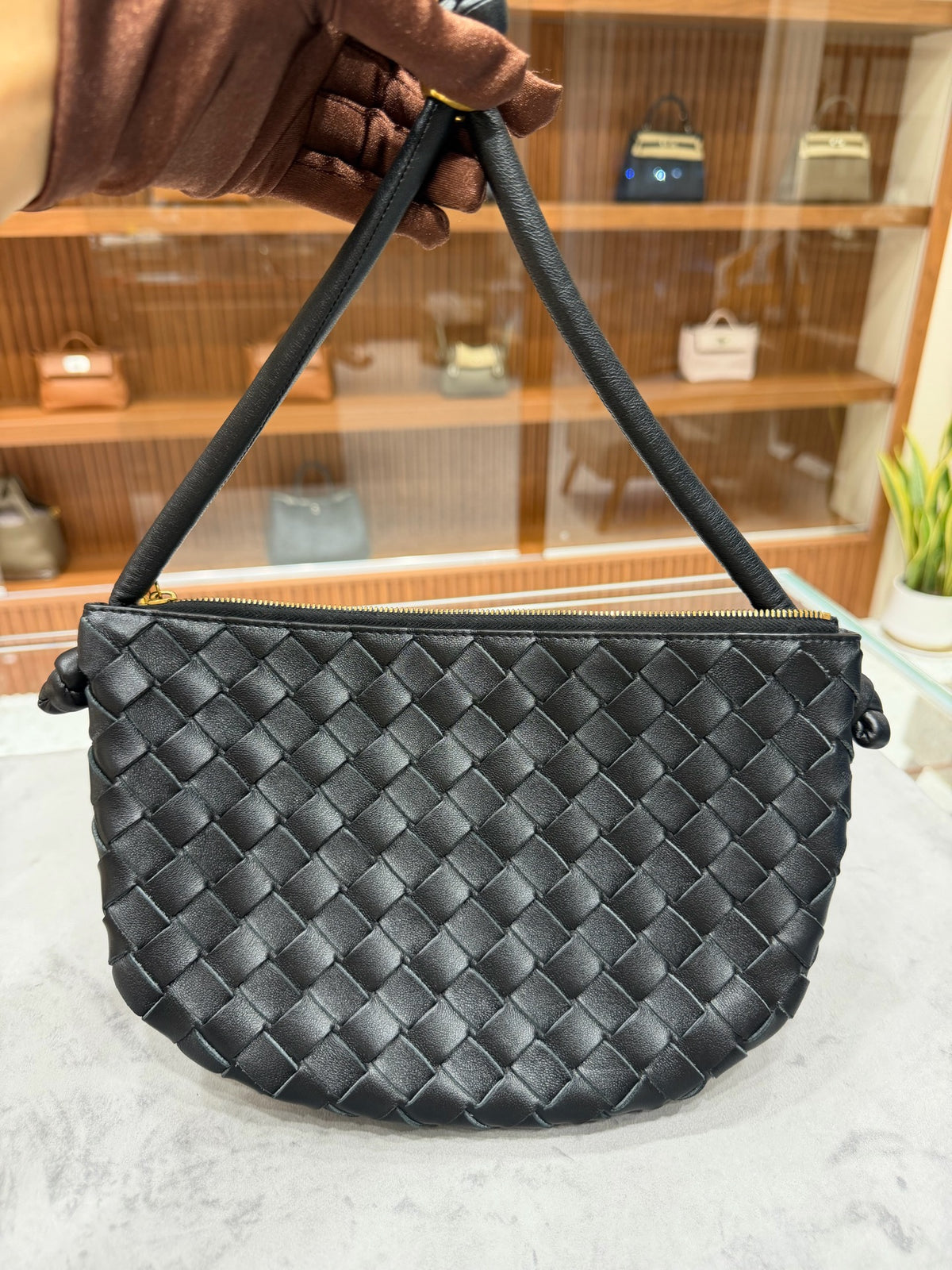 Bottega Veneta - Turn Mini - Leather - Black - (mini)