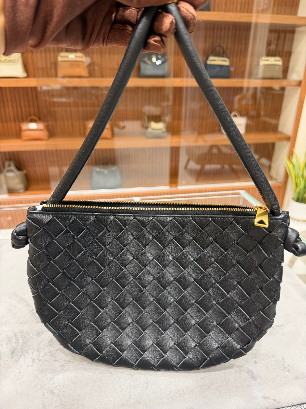 Bottega Veneta - Turn Mini - Leather - Black - (mini)