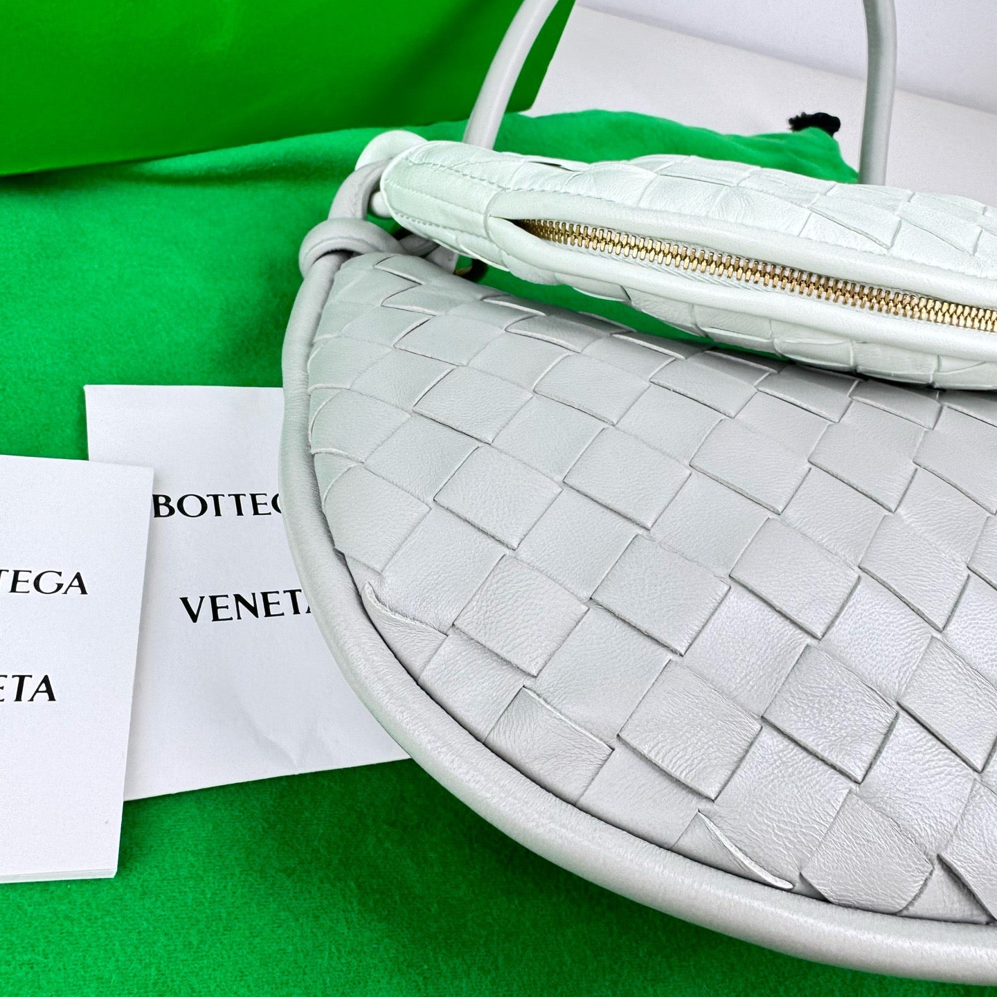Bottega Veneta - Twin Star Weave - Leather - White - (Small)