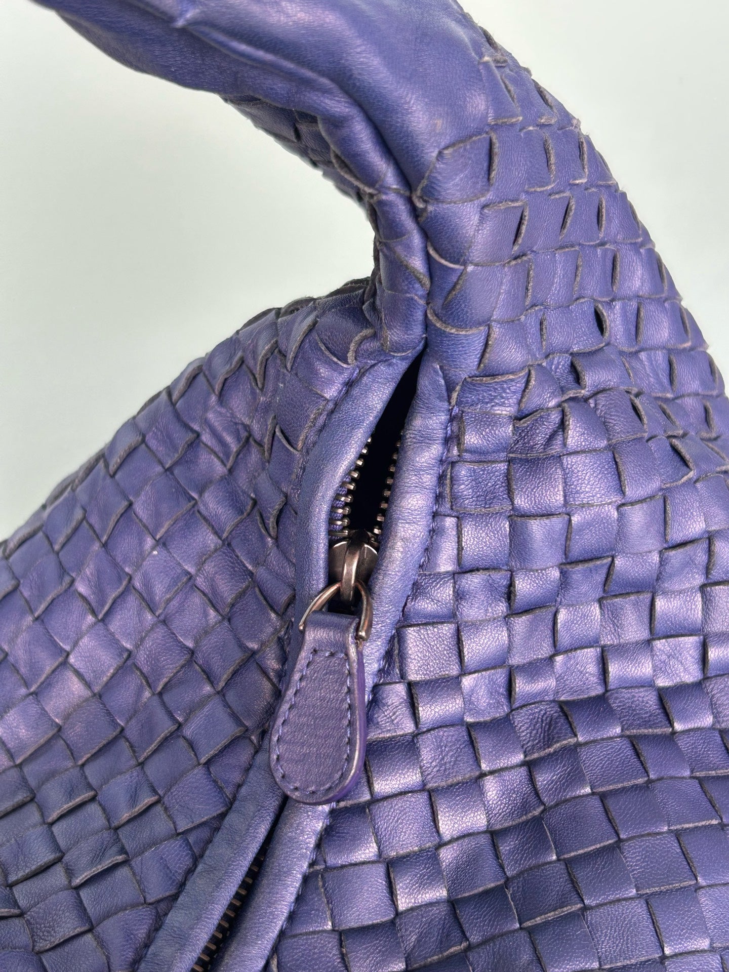 Bottega Veneta - Veneta - Leather - Blue - (large)