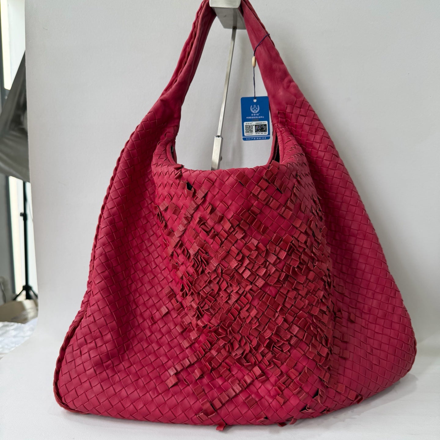 Bottega Veneta - Veneta - Leather - Pink - (large)