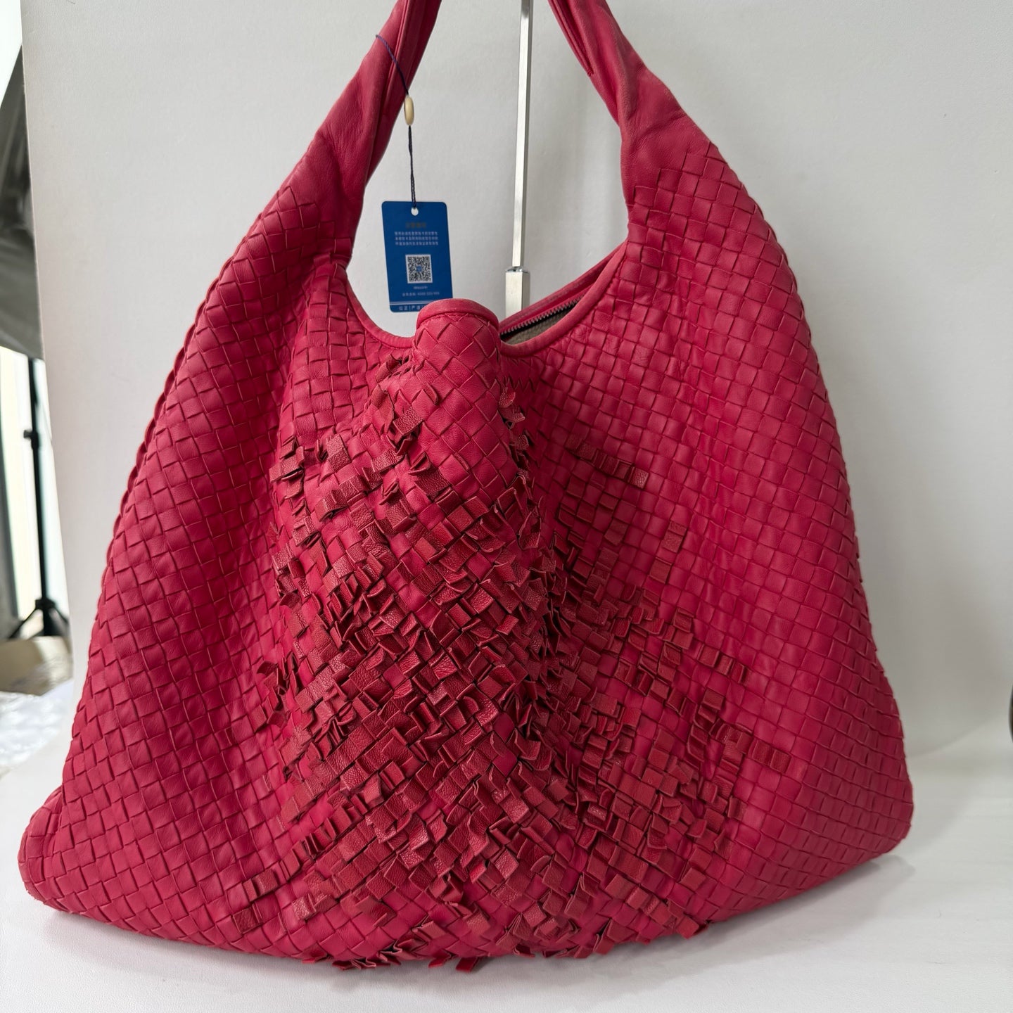 Bottega Veneta - Veneta - Leather - Pink - (large)