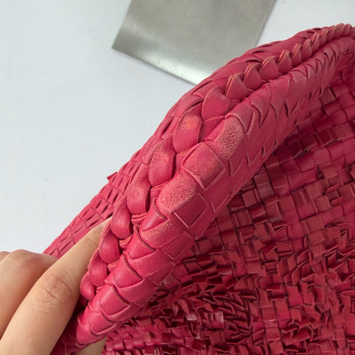 Bottega Veneta - Veneta - Leather - Pink - (large)