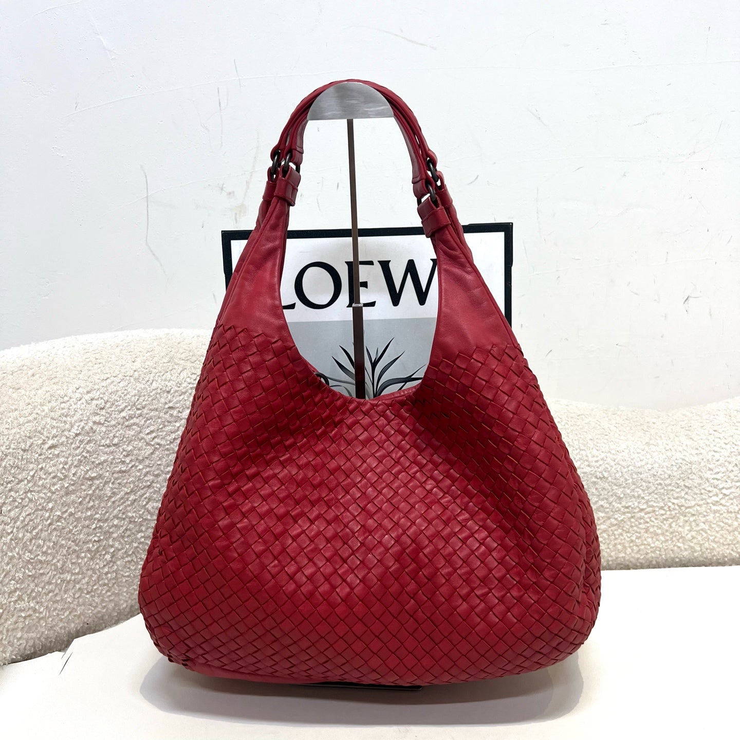 Bottega Veneta - Veneta - Leather - Red - (medium)